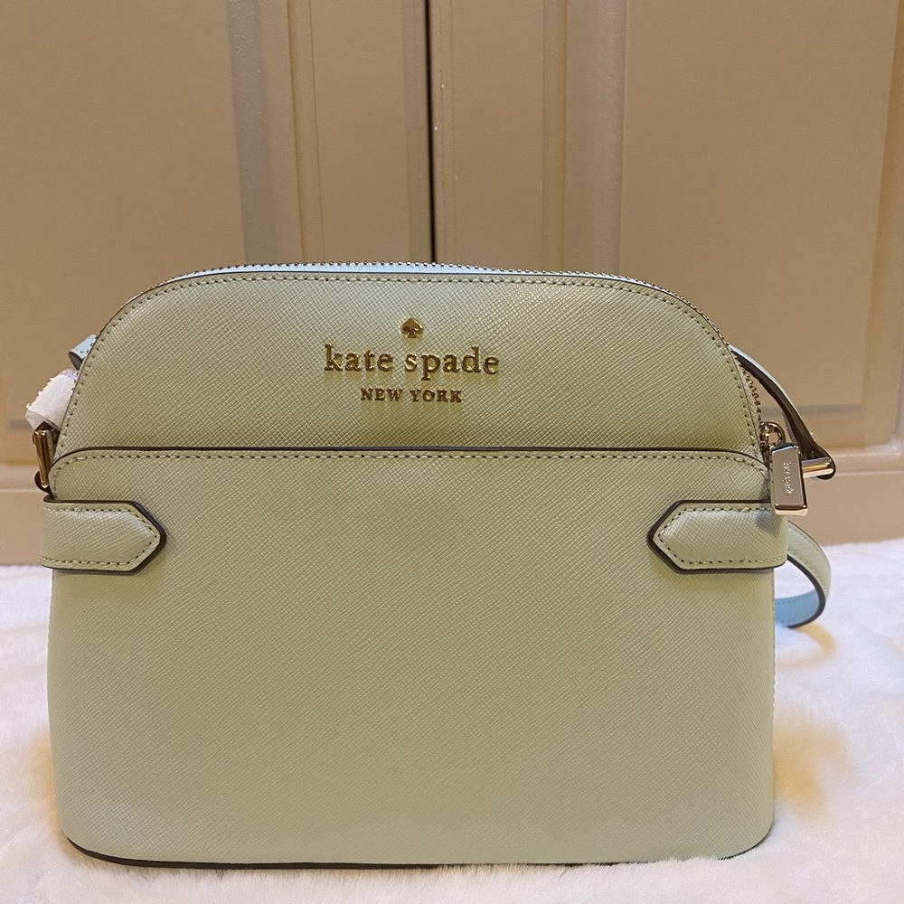 NWT! Kate Spade Staci Dome Crossbody Crystal Blue